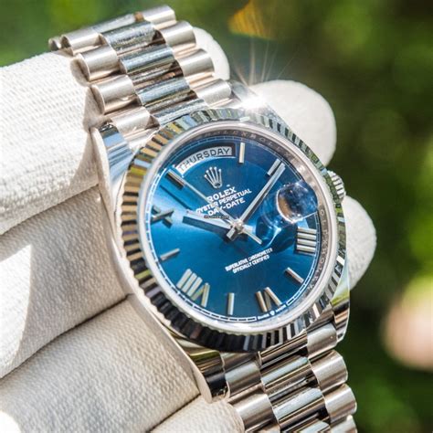 rolex day date blue dial replica